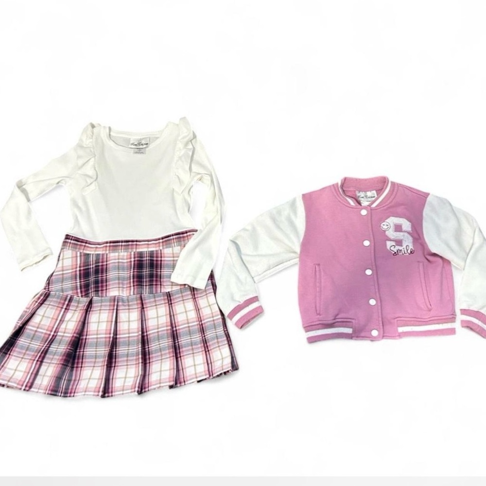 Rare Editions Pink and White Kids Matching Set